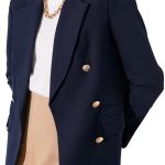 Trendyol Blazer Oversize détaillé pour Femme, Bleu Marine, Bleu Marine, 66 : Amazon.fr: Mode