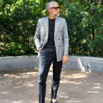 Tenues avec blazer Gris