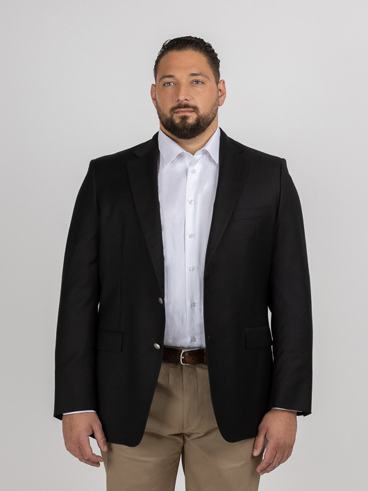 blazer-noir-330tfm-1.jpg Blazer Noir Serge Pal Zileri Grande Taille noir homme grande taille Capelstore – Image 1