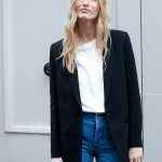 Le Blazer Marcel en Crepe envers satin Noir – Mister k.