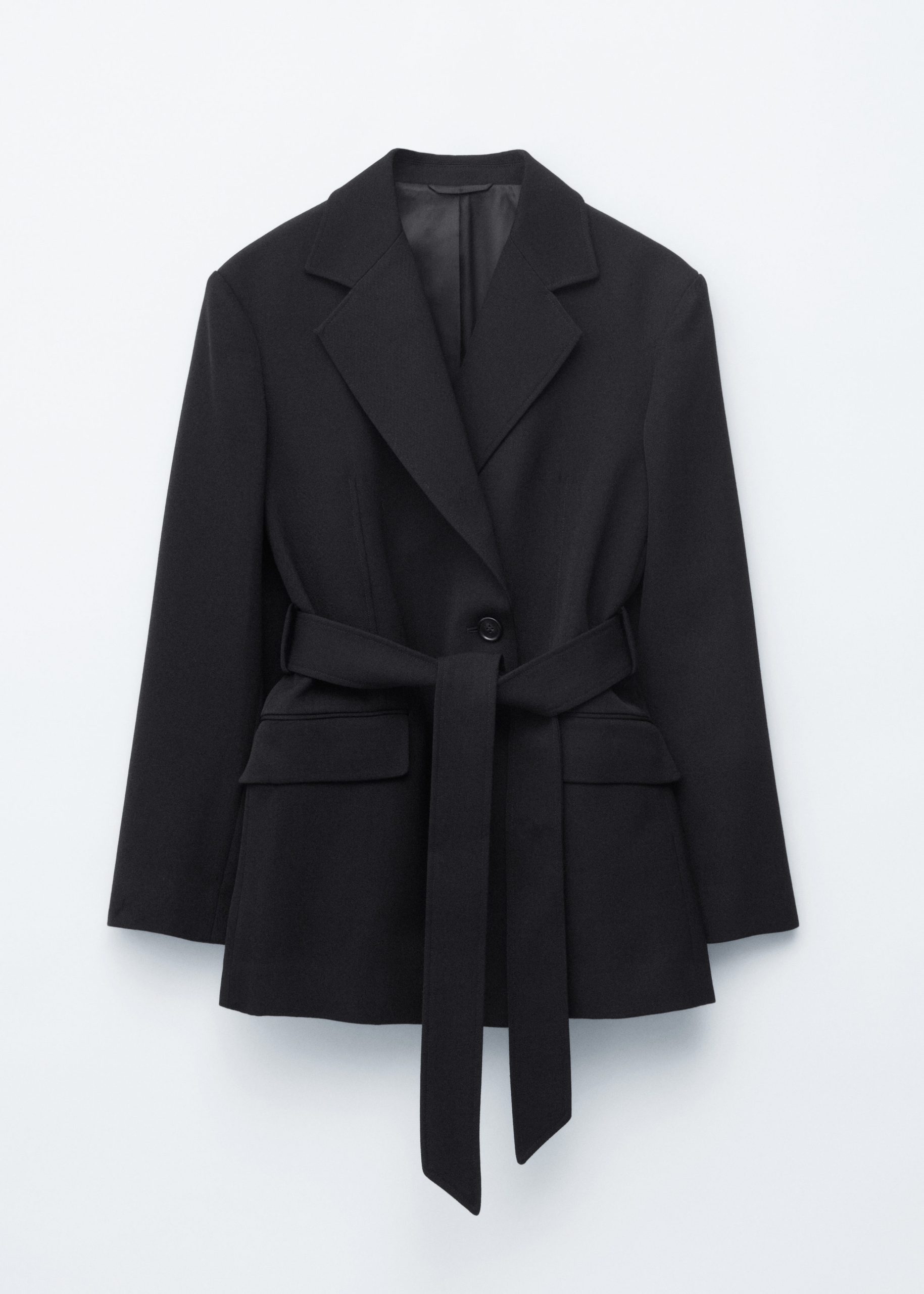 blazer-noir-706ptp-1.jpg Blazer en laine oversize Noir Blazers & Other Stories FR – Image 1