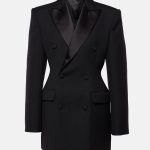 Robe blazer en laine en noir – Wardrobe NYC | Mytheresa