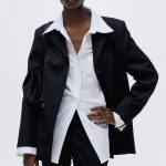 Blazer à fermeture droite Noir FEMME | H&M FR