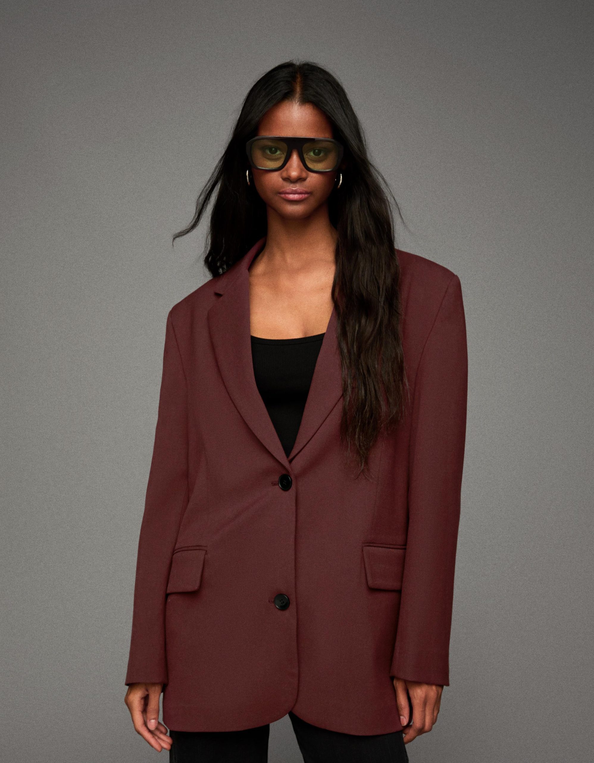 Blazer Bershka Costume Femme Blazer Oversize – Image 1
