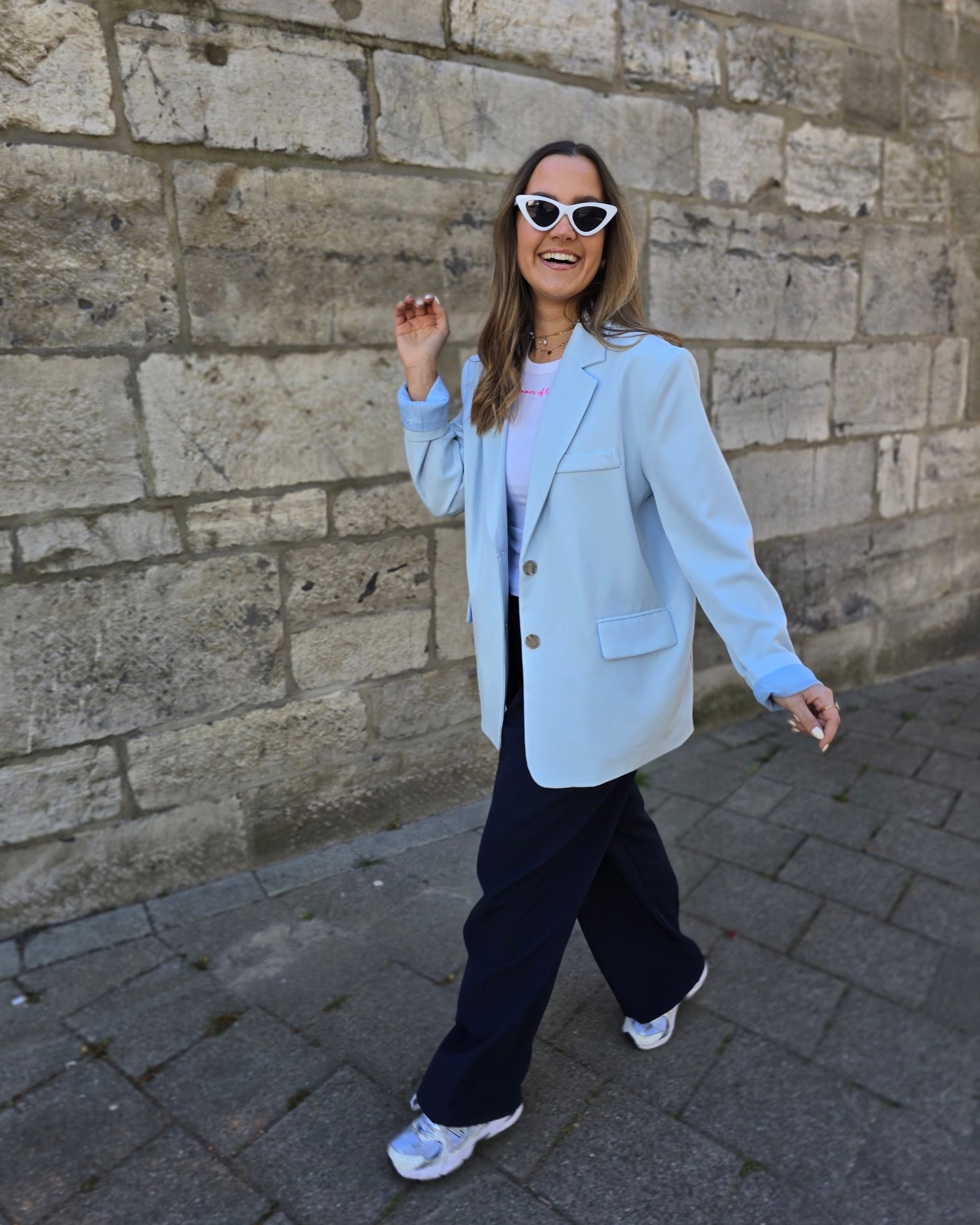 blazer-oversize-femme-499bvd-1.jpg Blazer TERI Baby blue / M/L – Image 1