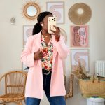 Blazer oversize rose chic Rose / SM