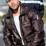Blouson cuir marine nationale officiel aero design Revacuir