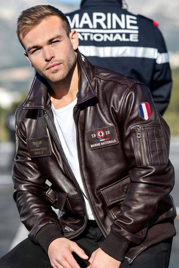blouson-aviateur-688fjx-1.jpg Blouson cuir marine nationale officiel aero design Revacuir – Image 1