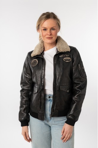 blouson-aviateur-femme-191yrj-1.jpg Blouson aviateur femme Blouson cuir pilote et aviateur femme – Image 1