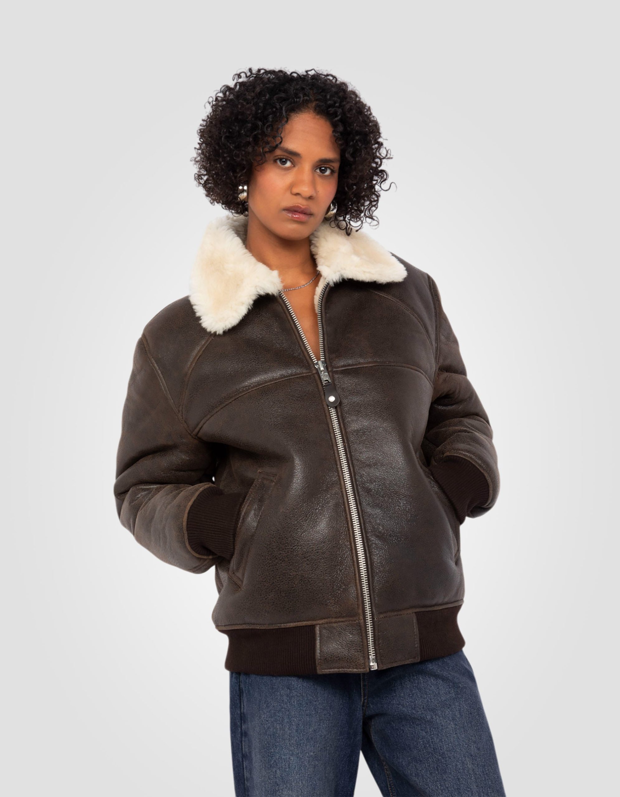 blouson-aviateur-femme-328iwx-1.jpg Pilotes femme Vestes aviateur revisitées | Schott NYC® – Image 1