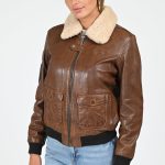 Blousons Aviateur en Cuir Femme | La Canadienne