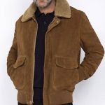 Veste aviateur schott suede lc2410s Revacuir