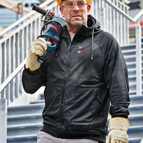 blouson-chauffant-476ils-1.jpg Blouson chauffant Bosch Professional vêtement de travail hiver noir L – Image 1