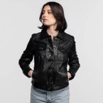 Janila Blouson cuir femme