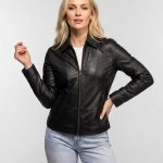 Bluebell Blouson cuir femme
