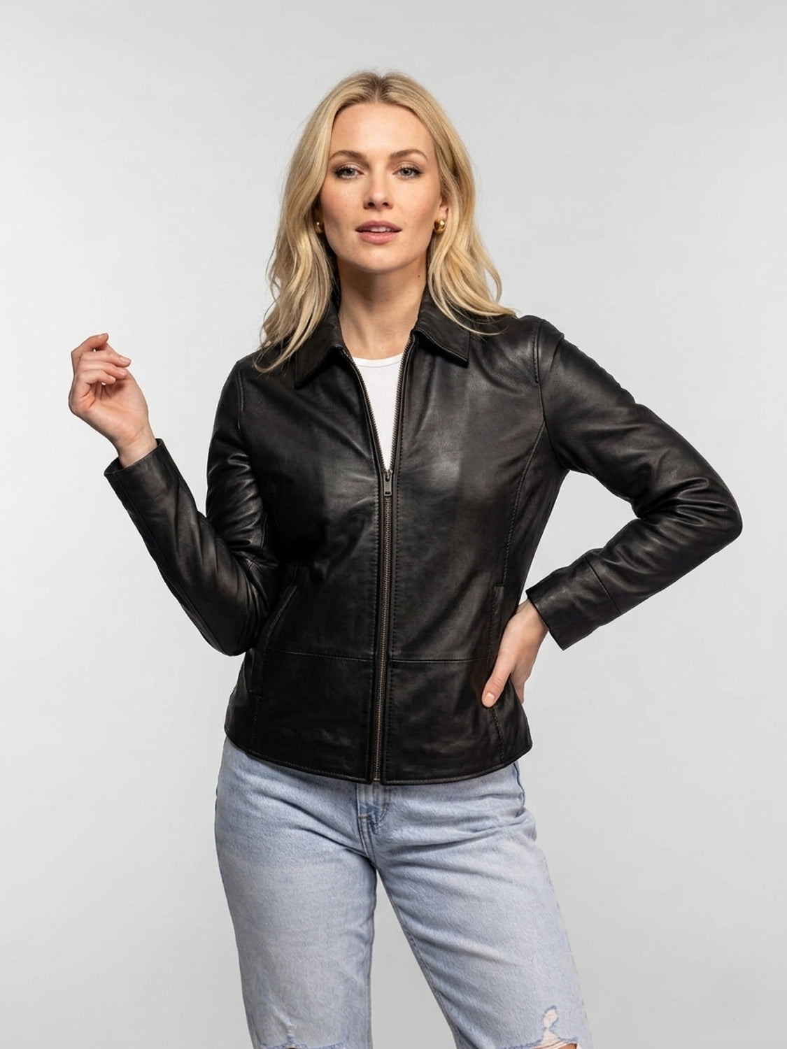 blouson-cuir-femme-140kjb-1.jpg Bluebell Blouson cuir femme – Image 1