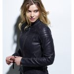 veste en cuir femme