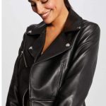Blouson cuir noir biker femme BOUTIQUE CAPRICES