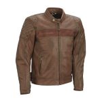 Blouson cuir marron homme RST Brandish Kawasaki | Moto Shop 35
