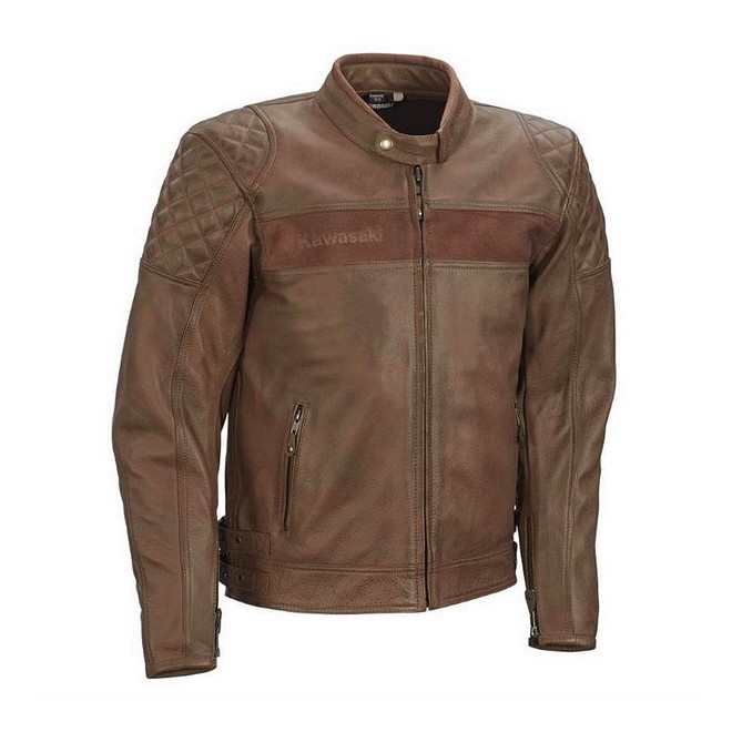 blouson-cuir-homme-358jok-1.jpg Blouson cuir marron homme RST Brandish Kawasaki | Moto Shop 35 – Image 1