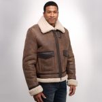 Blouson Helstons Thunder cuir marron, blouson moto vintage