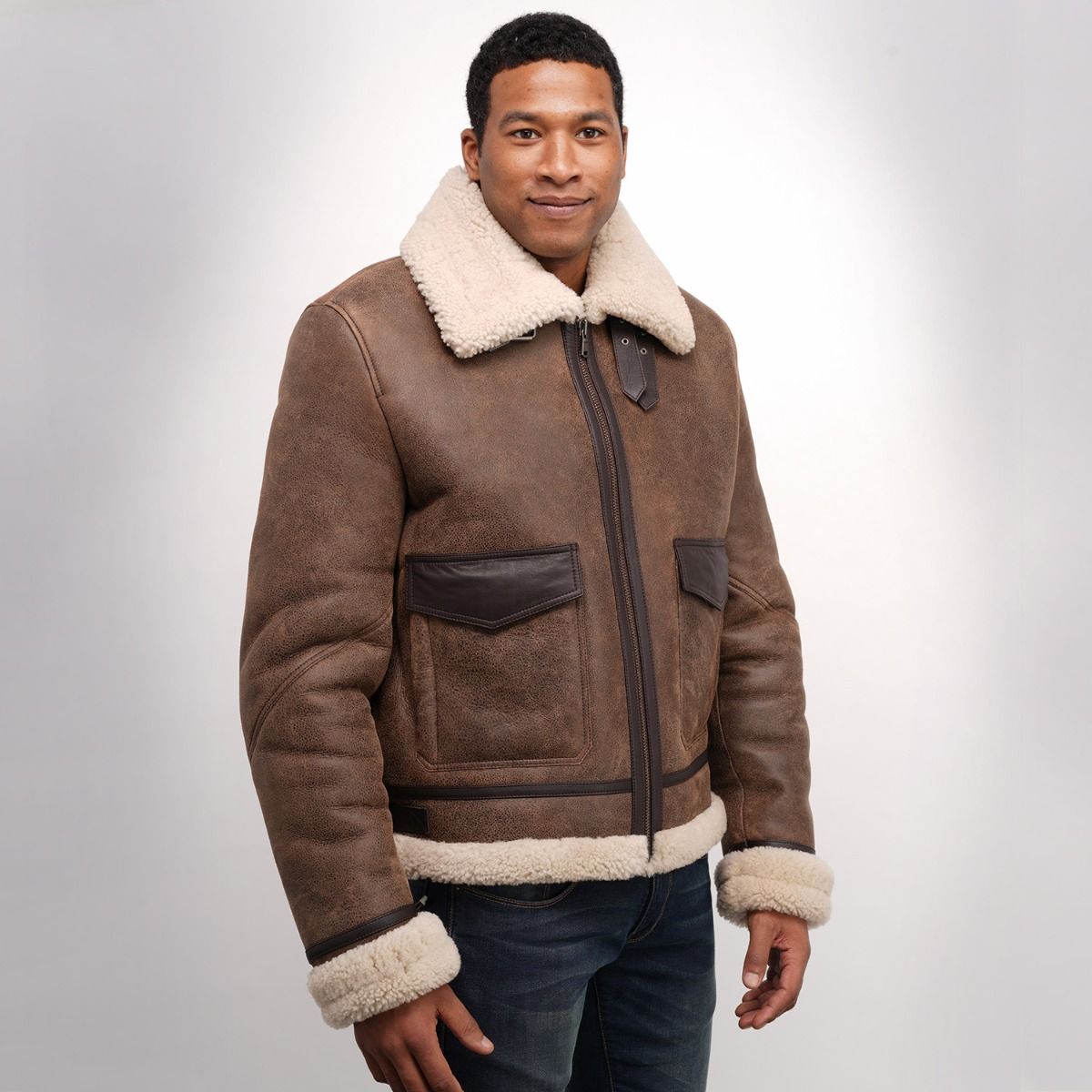 bombardier-homme-893mcx-1.jpg Blouson Helstons Thunder cuir marron, blouson moto vintage – Image 1