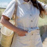 Combishort Denim Beige: Look Chic pour Toutes Occasions Idyle