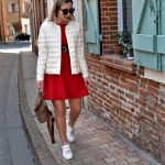 Look doudoune blanche pour le Printemps La Petite Frenchie