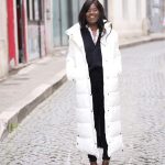 Doudoune longue blanc cassé XS / Blanc