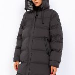 Doudoune Femme Hiver Longue Veste Polaire Chaude Avec Capuche Parka Mi Longue Confortable Automne Hiver