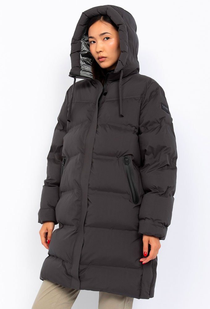 doudoune-chaude-femme-950cji-1.jpg Doudoune Femme Hiver Longue Veste Polaire Chaude Avec Capuche Parka Mi Longue Confortable Automne Hiver – Image 1