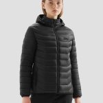 Doudoune chauffante femme avec batterie pour l'hiver