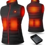 Gilet Chauffant Femme , Veste Chauffante Femme Électrique avec 6 Zones de Chauffage 3 Niveaux de Chaleur Doudoune（Pile non incluse） | Leroy Merlin