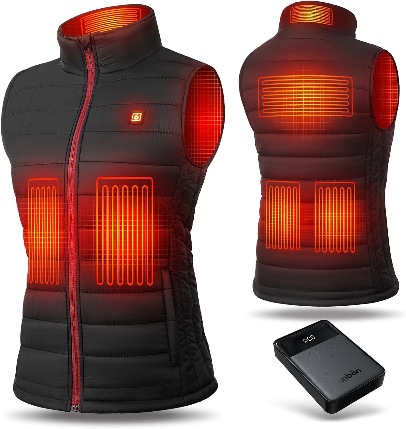doudoune-chauffante-femme-940kxq-1.jpg Gilet Chauffant Femme , Veste Chauffante Femme Électrique avec 6 Zones de Chauffage 3 Niveaux de Chaleur Doudoune(Pile non incluse) | Leroy Merlin – Image 1