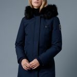 Parka chauffante femme avec batterie usb BLACK MEGEVE HEAT