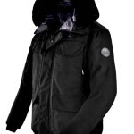 Doudoune chauffante magma noir e warm dark edition pour homme helevtica Revacuir