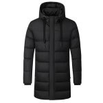 Doudoune chauffante longue homme 3 zones – hanches bas dos