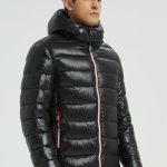 Doudoune noire Homme TRICOLORE ｜Kymaxx