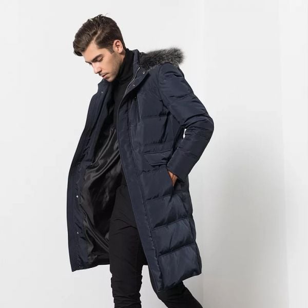 doudoune-homme-hiver-308yfi-1.jpg Doudoune hiver longue pour homme avec fourrure capuche – Image 1