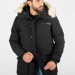 Parka Homme Paragoose – Capuche Fourrure Noir