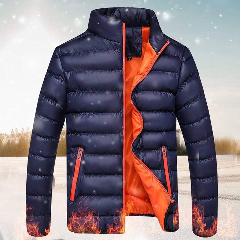 doudoune-homme-hiver-561cle-1.jpg sutelang lurryly Doudoune Blouson Homme Hiver Chaud Manteau Épais Veste Doudoune Matelassé Couleur Légère Capuche Manteaux Parka/Manteau avec Capuche ... – Image 1