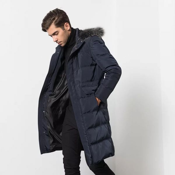 doudoune-homme-longue-532mqx-1.jpg Doudoune hiver longue pour homme avec fourrure capuche – Image 1