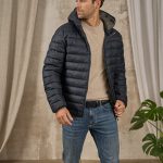 Doudoune légère bleu indigo pour homme MISE AU GREEN