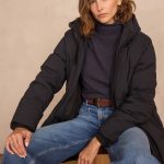 Doudoune mi longue DINA Femme | NOIR | Maison 123