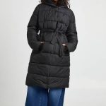 Black Doudoune longue ceinturée | Boohoo FR