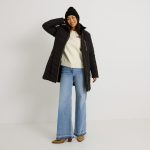 Doudoune mi longue femme NOIR | Graindemalice