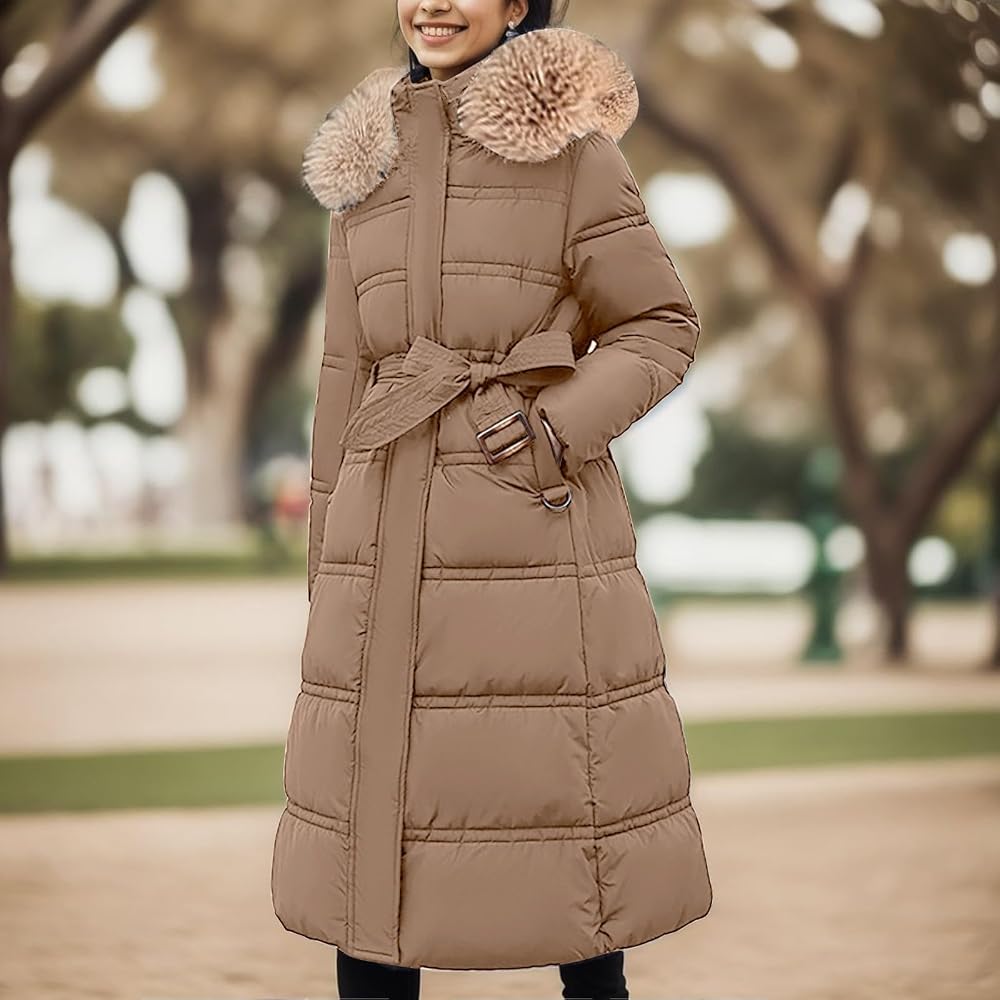 doudoune-mi-longue-femme-715hnd-1.jpg Doudoune Legere Femme Mi Longue Veste Chic Garder Au Chaud Cordon Fermeture Éclair Avec Poche Doux Confort Grande Taille Doudoune Légère, Compacte Et ... – Image 1