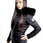 Doudoune Chauffante Capuche Femme Victoria Noir