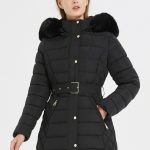 Kebello MI LONGUE Doudoune noir ZALANDO.FR