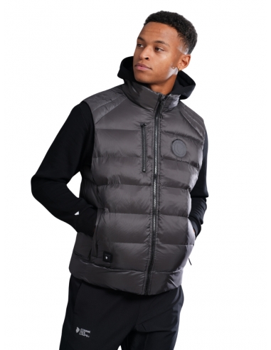 doudoune-sans-manche-chauffante-785qiz-1.jpg Doudoune chauffante sans manche homme Comme Des Loups Gris Pallas Cuir – Image 1